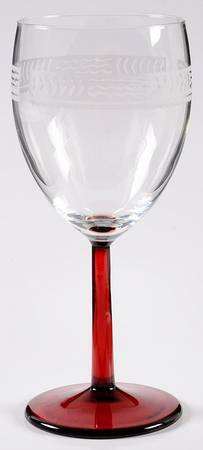 Ancient Mimbreno Indian-Burgundy (Replica) 10 Oz Glassware Goblet