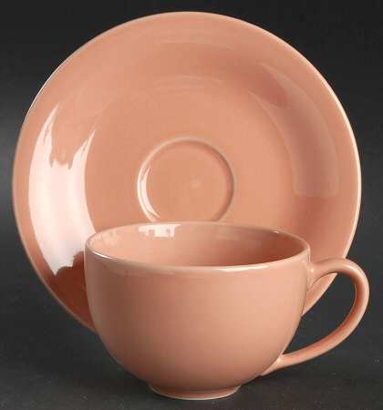 Colors Flat Cup & Saucer Set