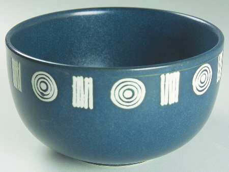 Bongo (Blue) Coupe Cereal Bowl