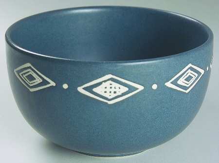 Bongo (Blue) Coupe Cereal Bowl