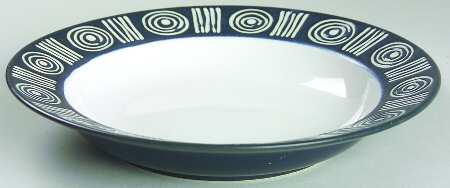 Bongo (Blue) Rim Soup Bowl