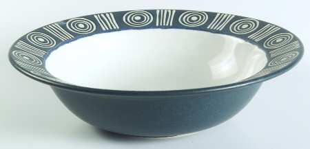 Bongo (Blue) 10" Round Vegetable Bowl