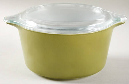 Verde (Green) 1 Qt Round Covered Casserole