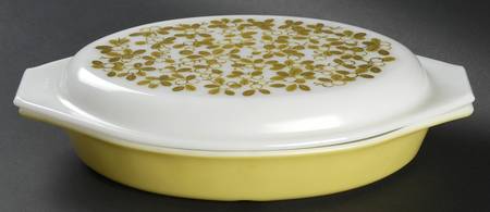 Verde (Green) 12" Oval Covered Divided Vegetable (ODV12 Base)