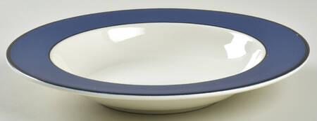 Normandy Blue Rim Soup Bowl