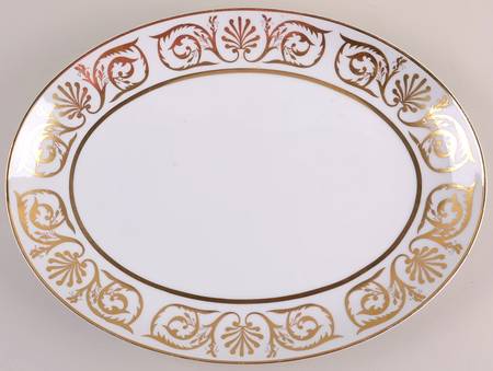 Anthemion 16" Oval Serving Platter