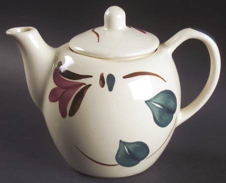 Ivy Red Blossom Small Teapot & Lid
