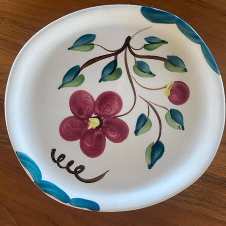 Mountain Rose Luncheon Plate