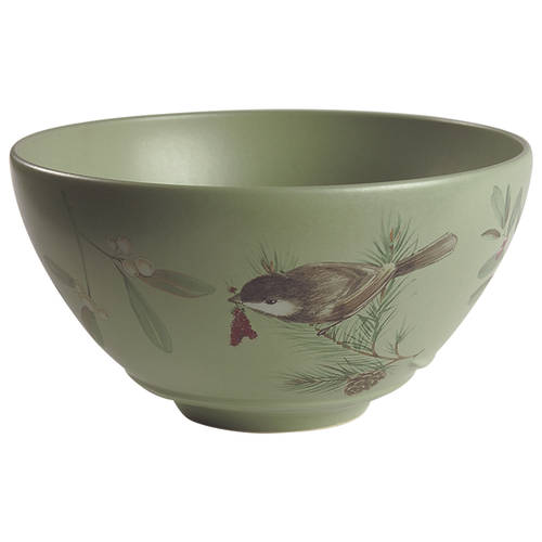 Winterwood Green 9" Salad Serving Bowl