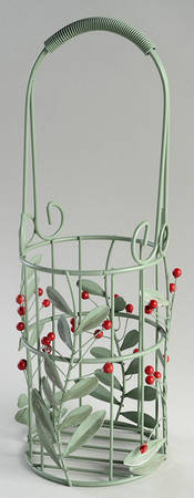 Winterwood Green Metal Wine Caddy