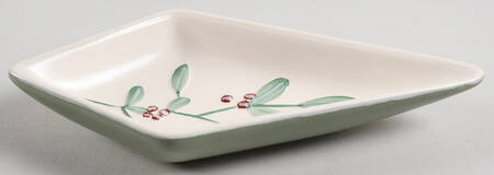 Winterwood Green Individual Section Star Shaped Dish