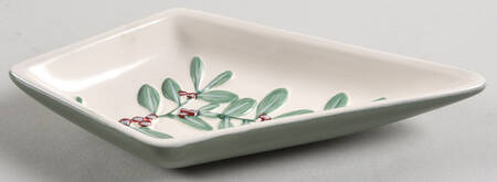 Winterwood Green Individual Section Star Shaped Dish by Pfaltzgraff