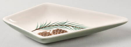 Winterwood Green Individual Section Star Shaped Dish