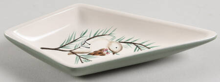 Winterwood Green Individual Section Star Shaped Dish