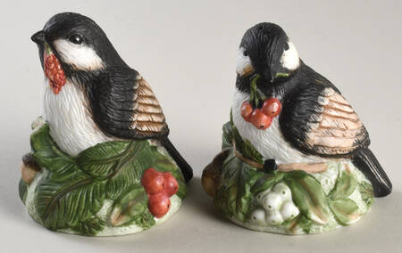 Winterwood Green Figural Salt & Pepper Set