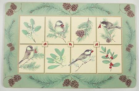 Winterwood Green Corkboard Placemat