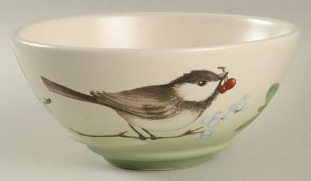 Winterwood Green Soup/Cereal Bowl