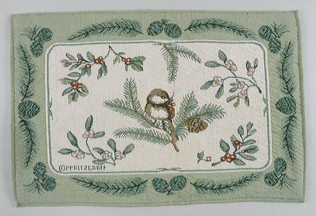 Winterwood Green Cloth Placemat