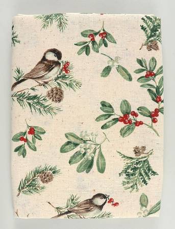 Winterwood Green 60" X 84" Oblong Tablecloth