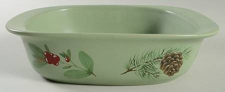 Winterwood Green 8" Square Baker