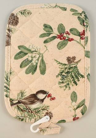 Winterwood Green Cloth Potholder