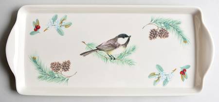 Winterwood Green 12" Melamine Sandwich Tray
