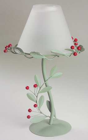 Winterwood Green Tea Light Lamp with Shade