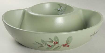 Winterwood Green 1 Piece Chip & Dip