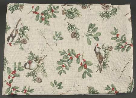 Winterwood Green Tablecloth-Rectangular 53 X 70