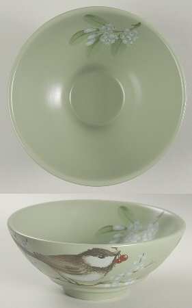 Winterwood Green Dessert Bowl