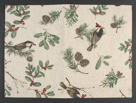 Winterwood Green Cloth Placemat