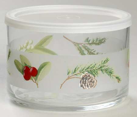 Winterwood Green Small Glassware Storage Jar & Lid
