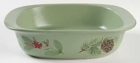 Winterwood Green 10" Rectangular Baker