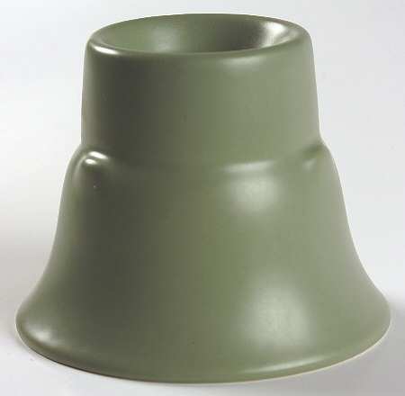 Winterwood Green Hurricane Lamp No Globe by Pfaltzgraff