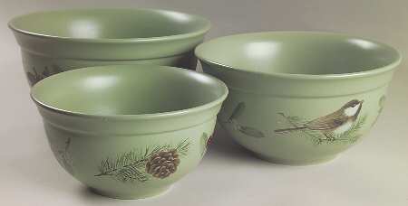 Winterwood Green Mixing Bowl Set (MB9, MB8, MB7)