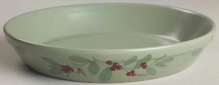 Winterwood Green 9" Pie Baking Plate
