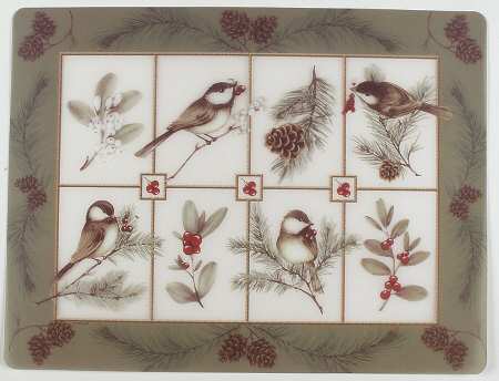 Winterwood Green Vinyl Placemat