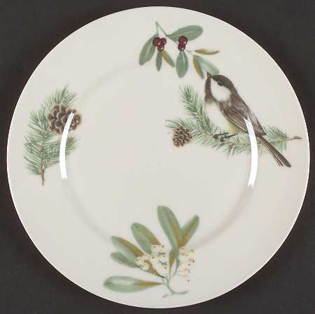 Winterwood Green Melamine Salad Plate
