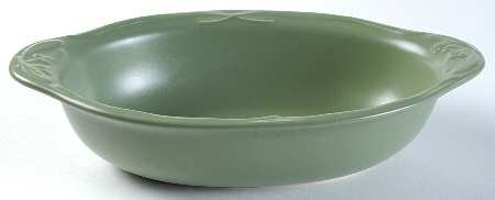 Winterwood Green 11" Oval Vegetable Bowl