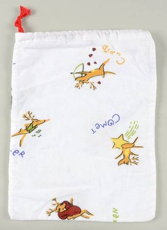 Reindeer Drawstring Cloth Bag