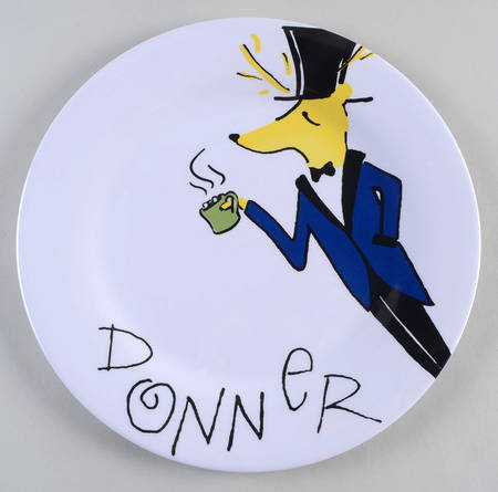 Reindeer Melamine Dinner Plate