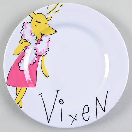Reindeer Melamine Salad Plate