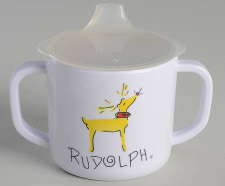 Reindeer Melamine Sippy Cup & Lid