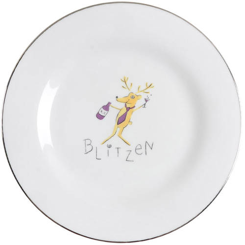 Reindeer Dinner Plate