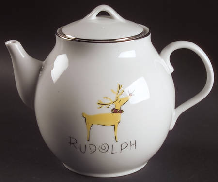 Reindeer Teapot & Lid