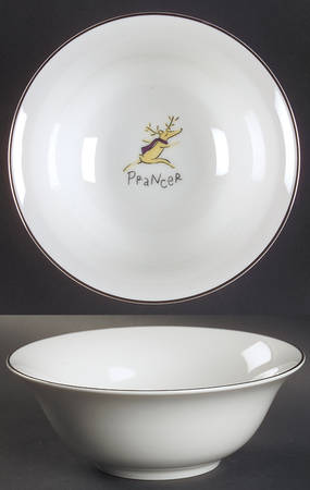 Reindeer Coupe Cereal Bowl