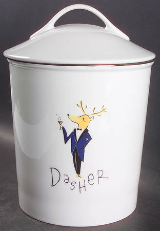 Reindeer Large Canister & Lid