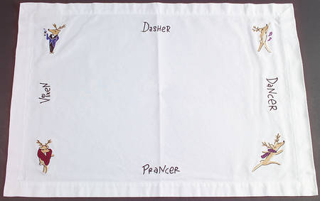 Reindeer Cloth Placemat