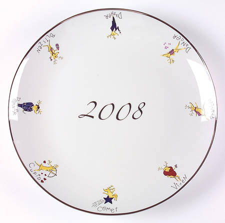Reindeer 14" Cookie Plate