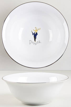 Reindeer Coupe Cereal Bowl